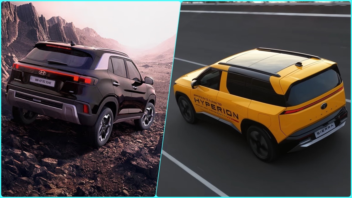 Tata Sierra vs Hyundai Creta size comparison