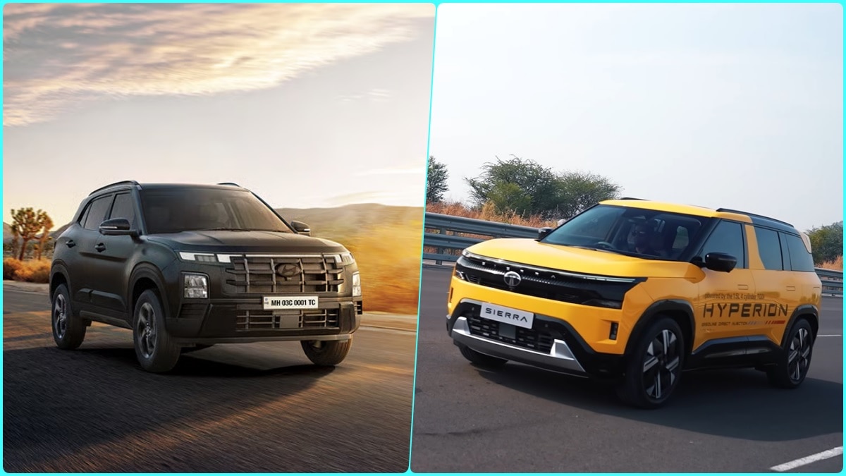 Tata Sierra vs Hyundai Creta Comparison