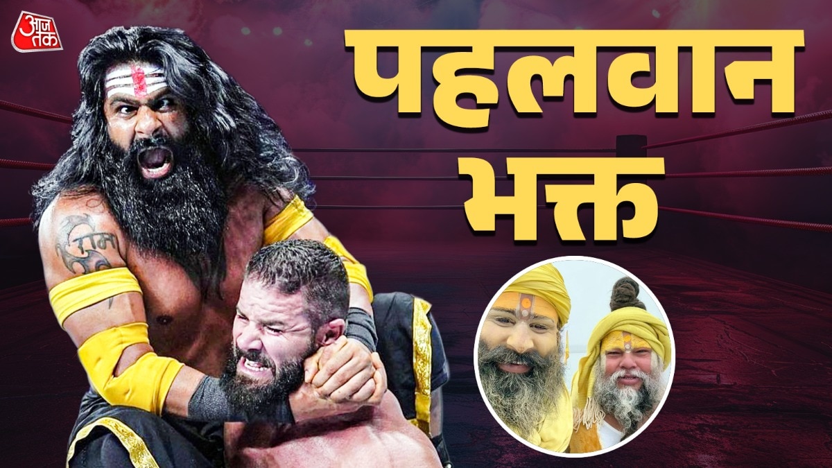 veer mahaan aka rinku singh with premanand maharaj (Photo: ITG) 