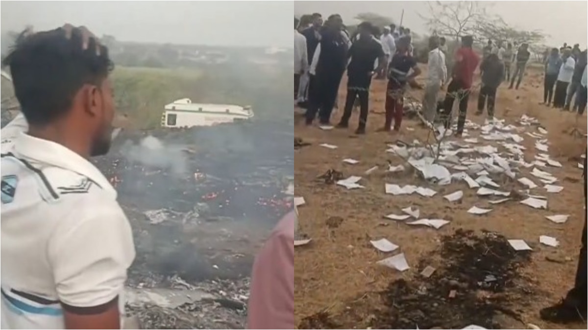  क्रैश साइट एयरस्ट्रिप से कुछ किलोमीटर पहले