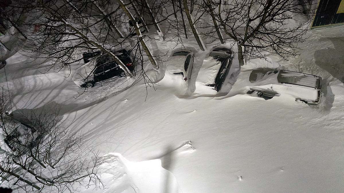 Kamchatka Russia snowfall