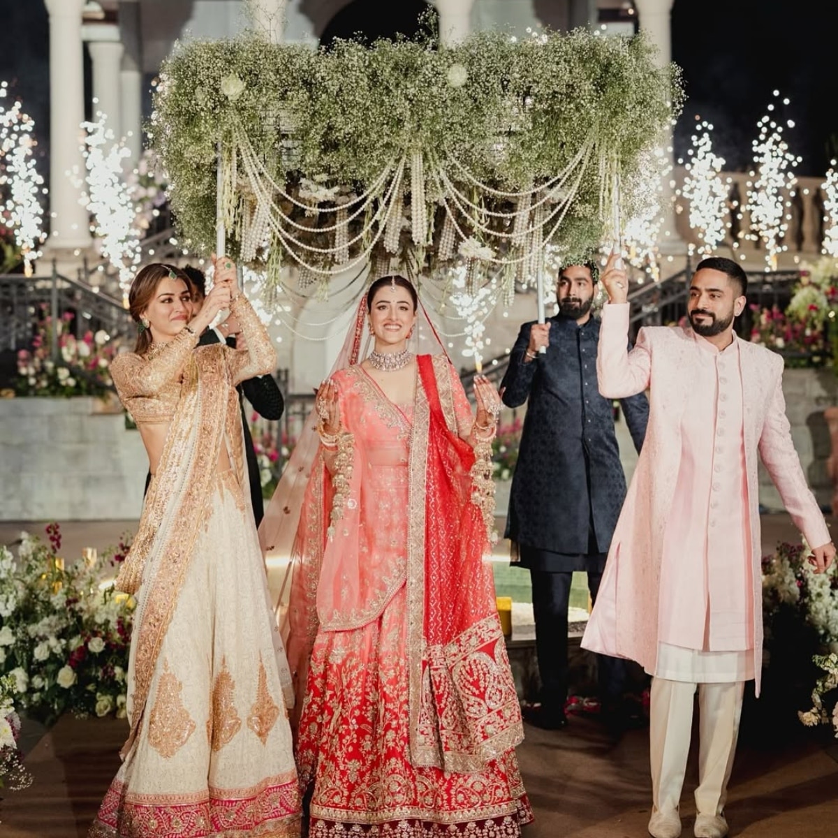 Nupur Sanon with sister Kriti Sanon