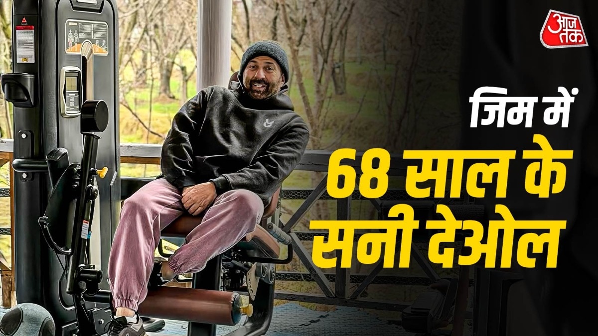Sunny Deol working out at 68 years of age