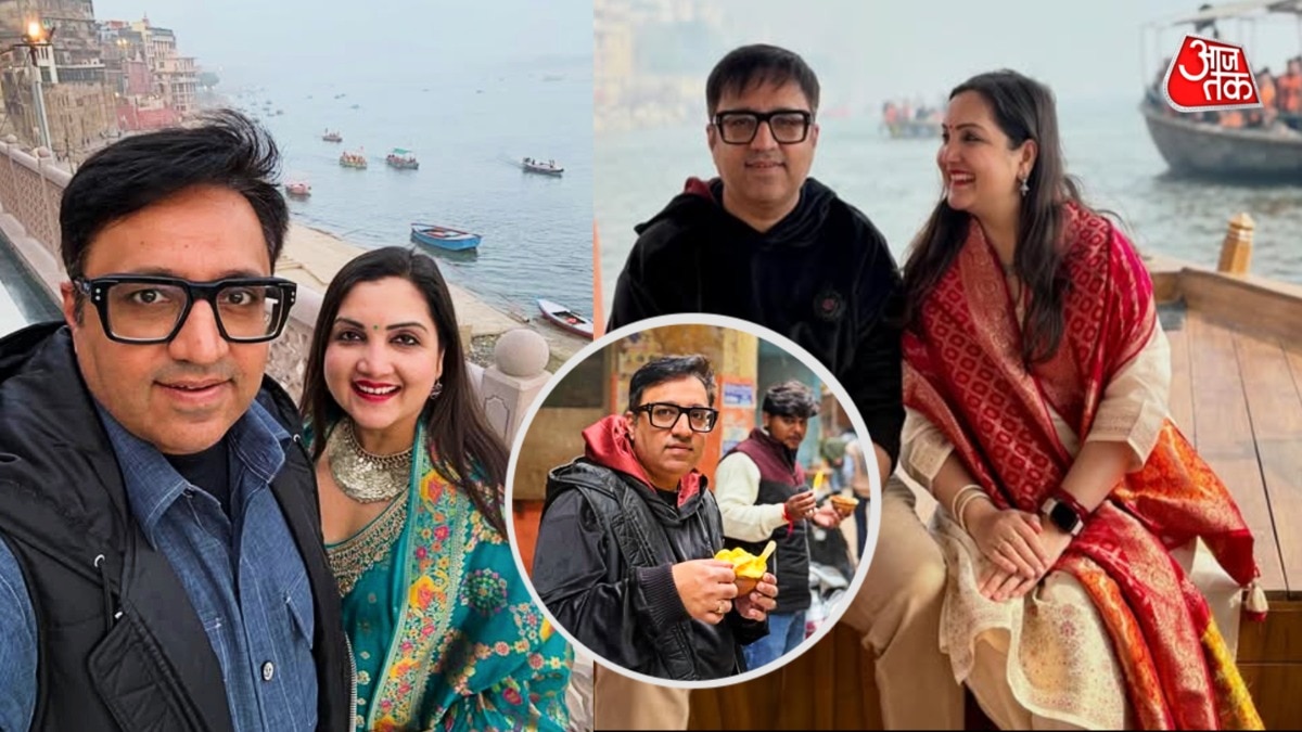 Ashneer Grover Banaras trip with wife Madhuri