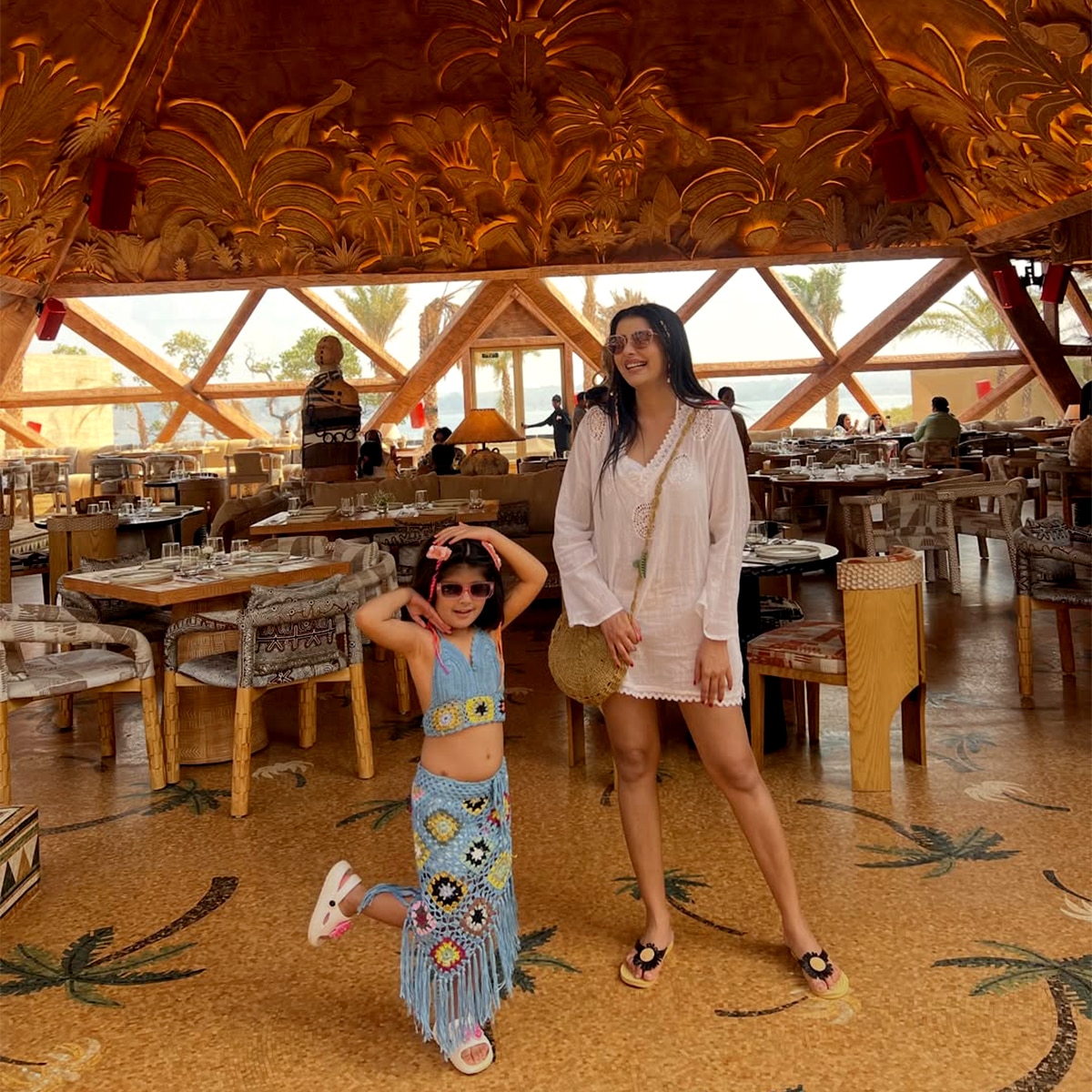 charu asopa enjoying goa vacation