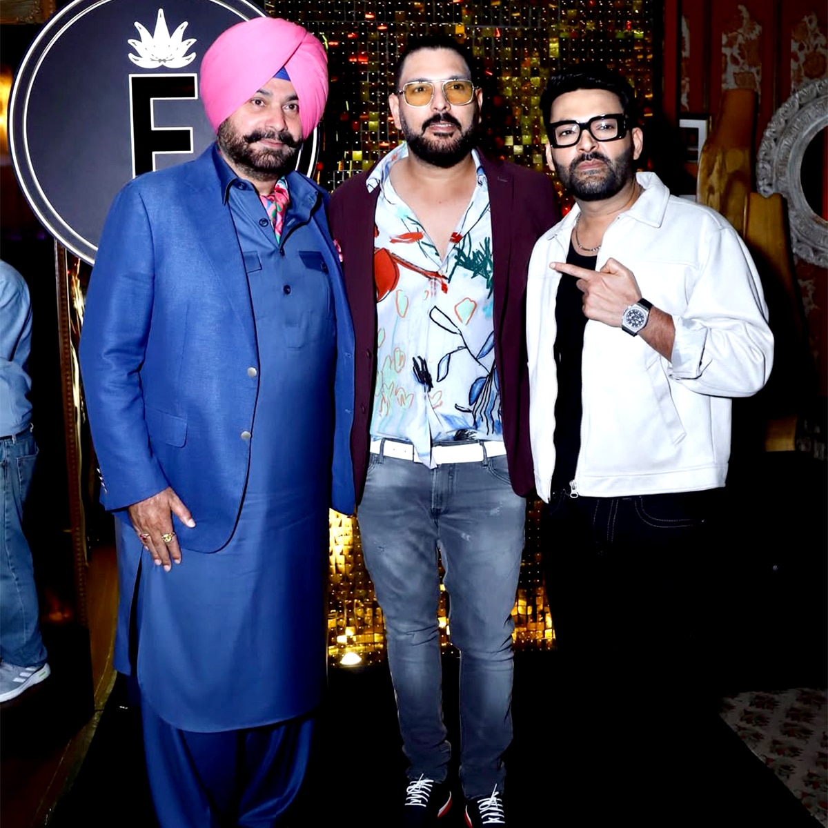 नवजोत सिंह सिद्धू, युवराज सिंह, कपिल शर्मा