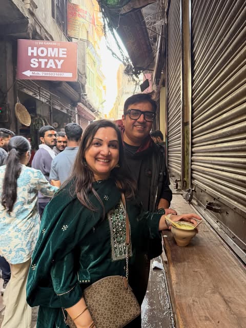 Ashneer Grover Banaras trip with wife Madhuri