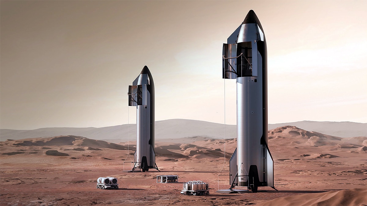 mars moon city spacex