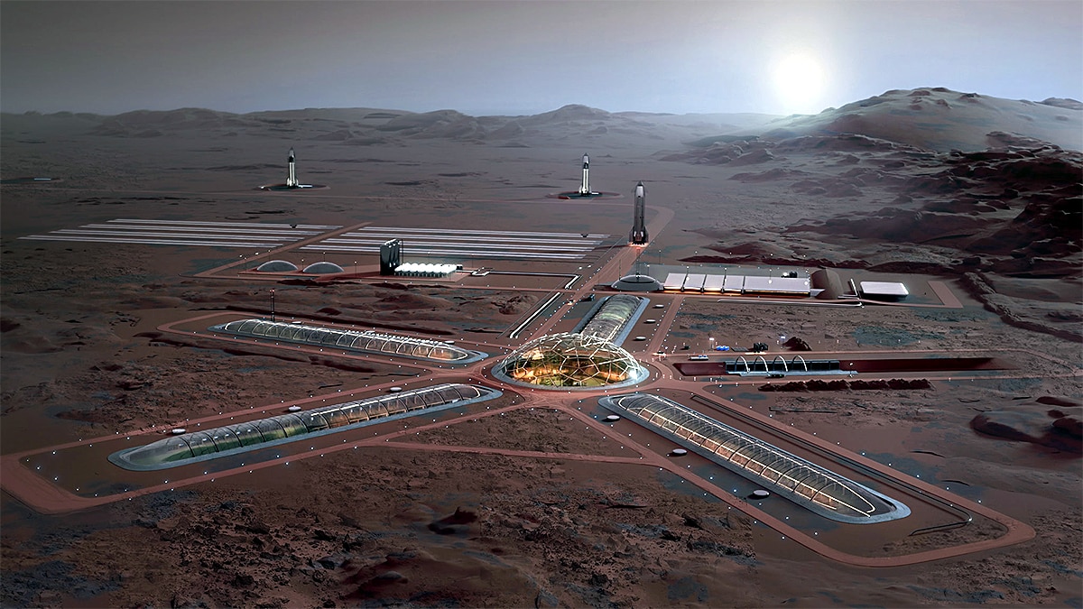 mars moon city spacex