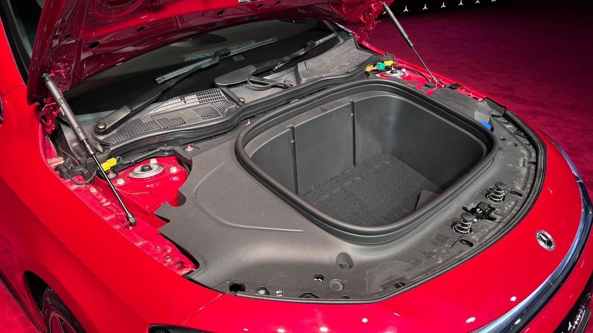 Mercedes Benz CLA Electric Frunk