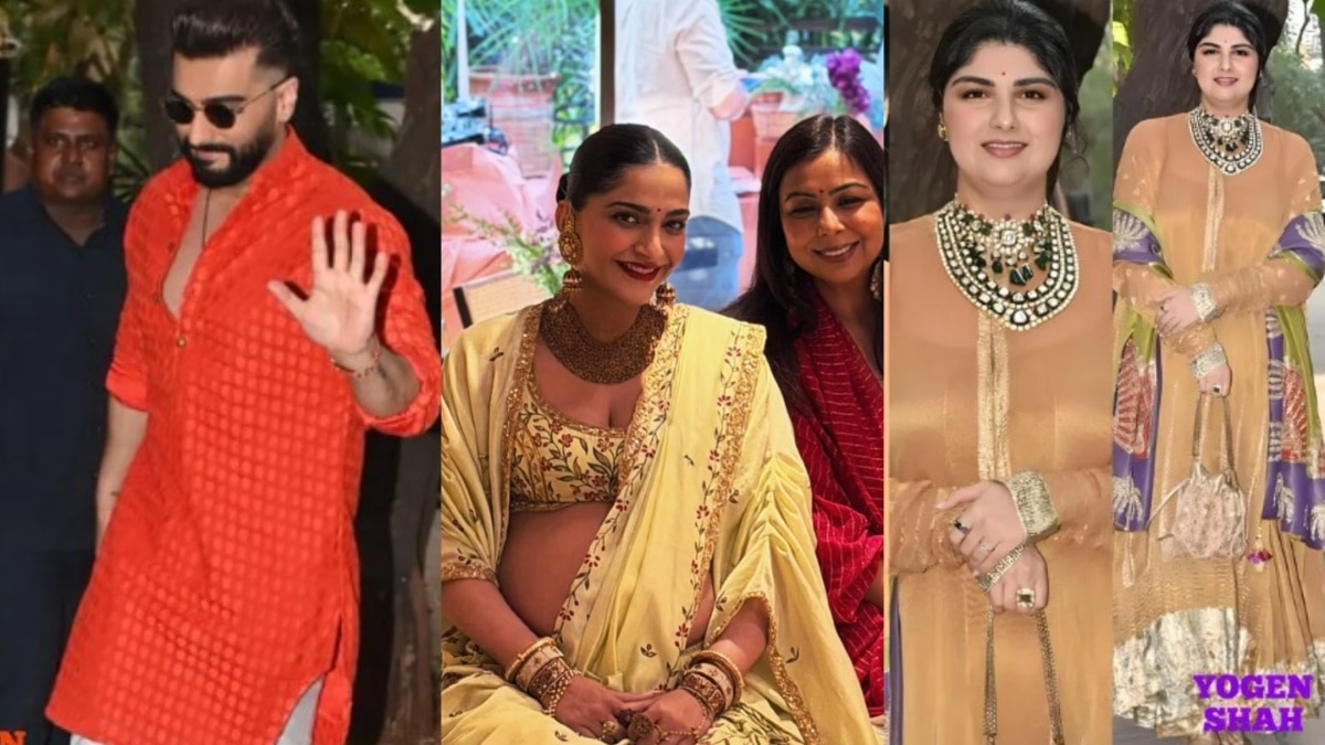 Arjun Kapoor, Sonam Kapoor and anshula kapoor