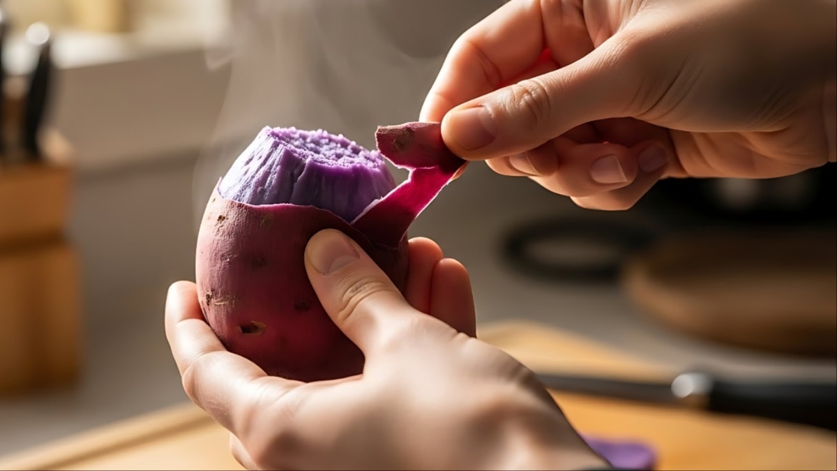 Sweet potato peel