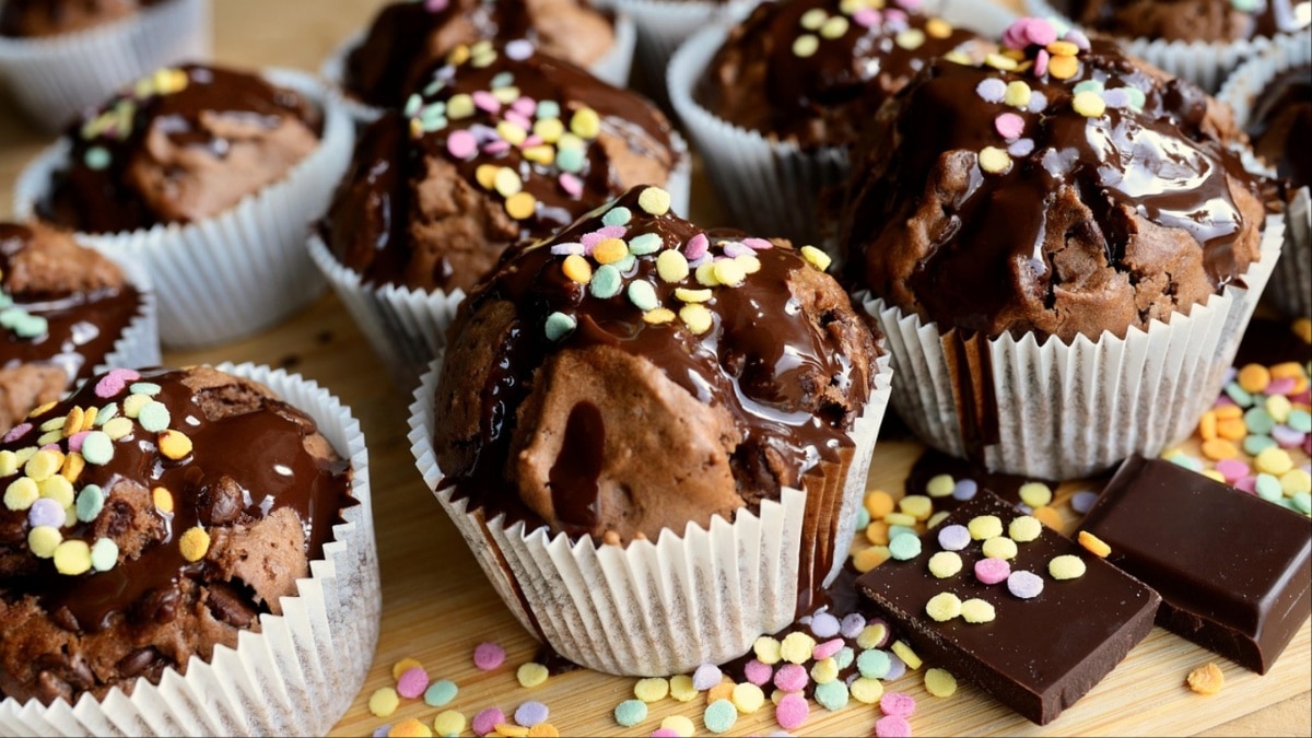 मफिन और बेकरी आइटम