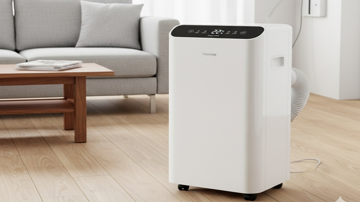 पोर्टेबल AC में होते हैं पहिये 