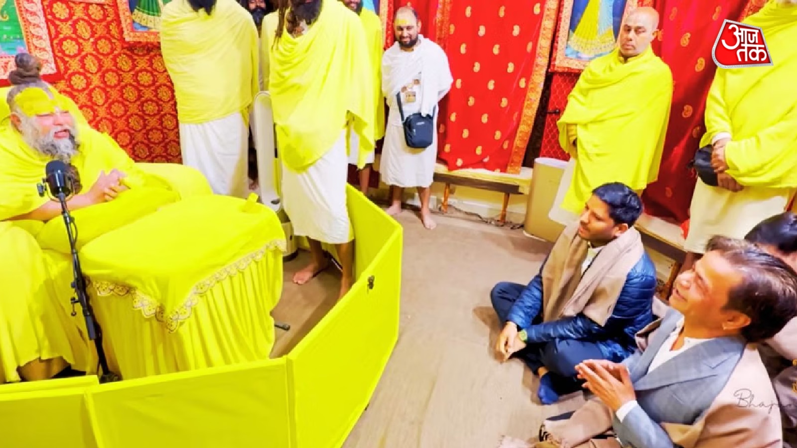 celebrities in premanand maharaj ashram