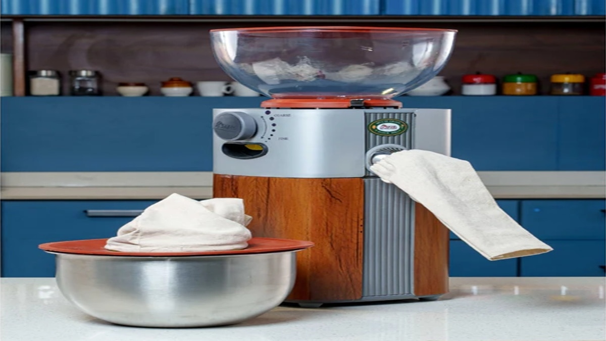 मिक्सर ग्राइन्डर जैसा साइज 