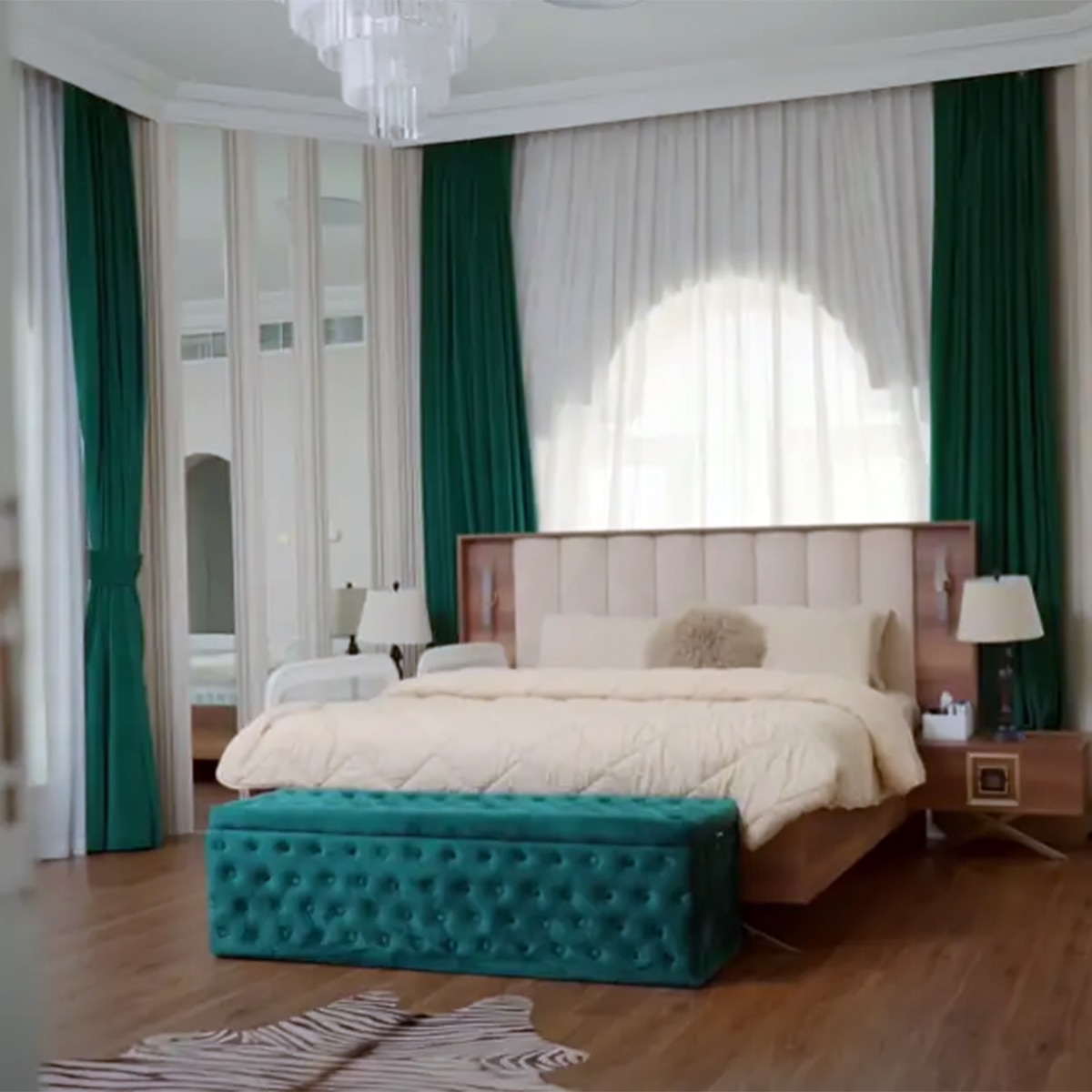 सानिया मिर्जा का बेडरूम (Photo: Asian Paints – Where The Heart Is YouTube)