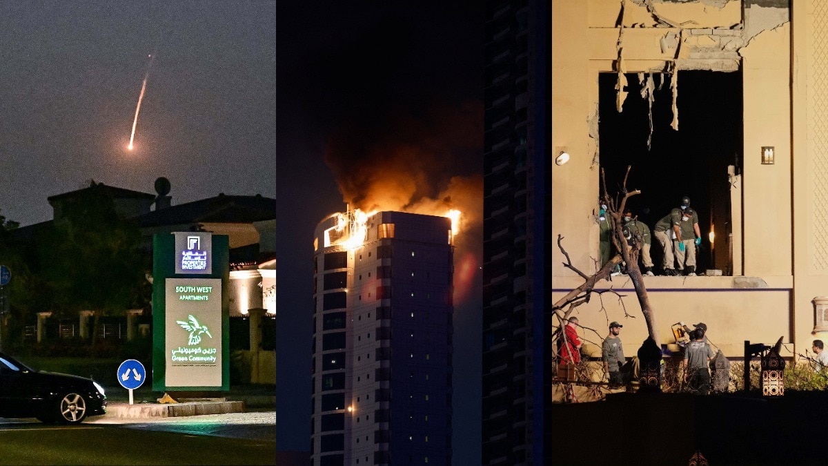 Iran missile destruction, Iran missile attack photos