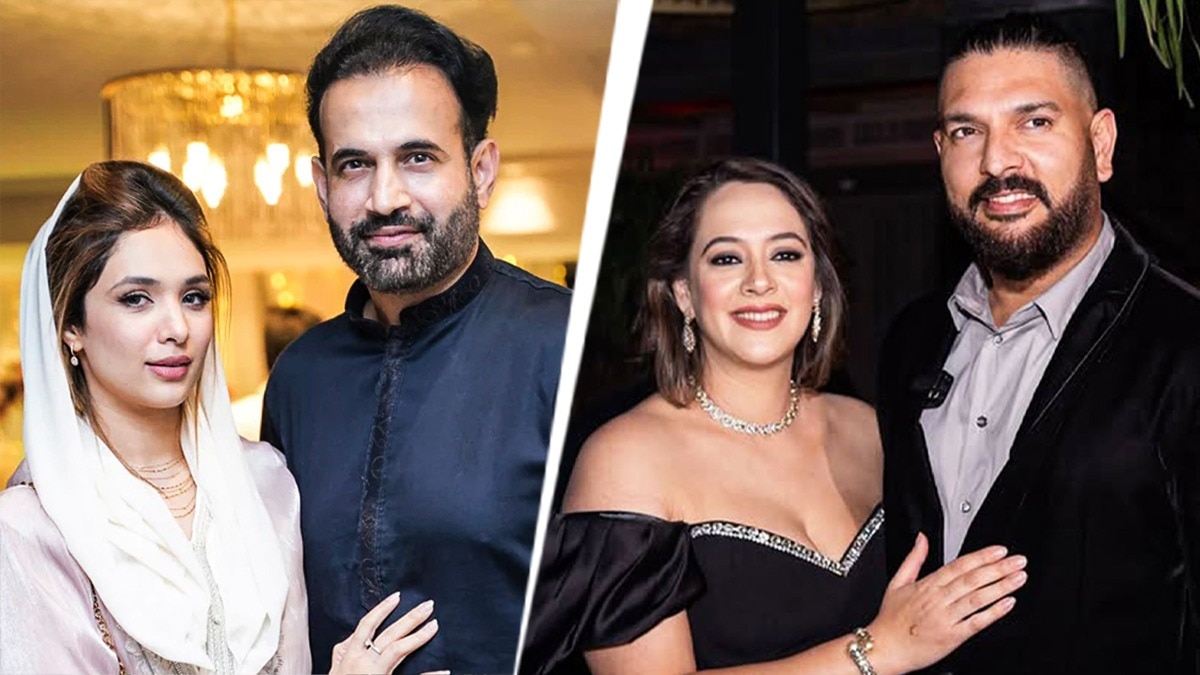 Irfan Pathan, Safa baig, Yuvraj Singh, Hazel Keech