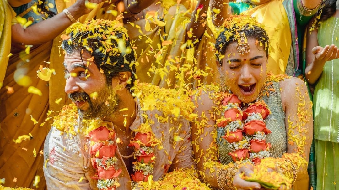 Rashmika Mandanna haldi ceremony
