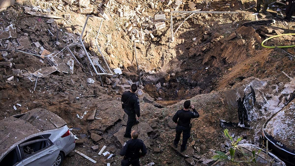 Tel Aviv missile strike