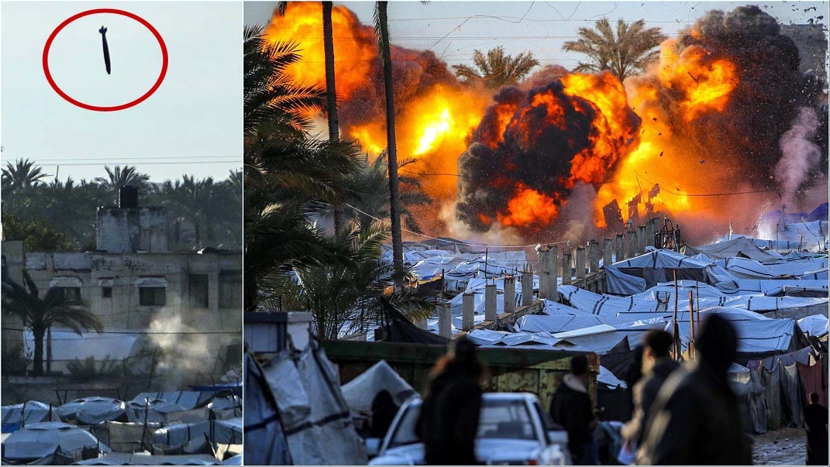 Israel Bomb Strike Gaza