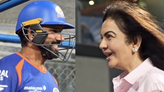 यंग बॉय लग रहे... रोहित शर्मा को देख चौंकीं नीता अंबानी, VIDEO