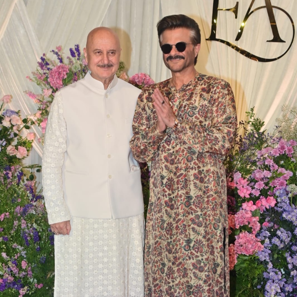 Anil Kapoor with Anupam Kher