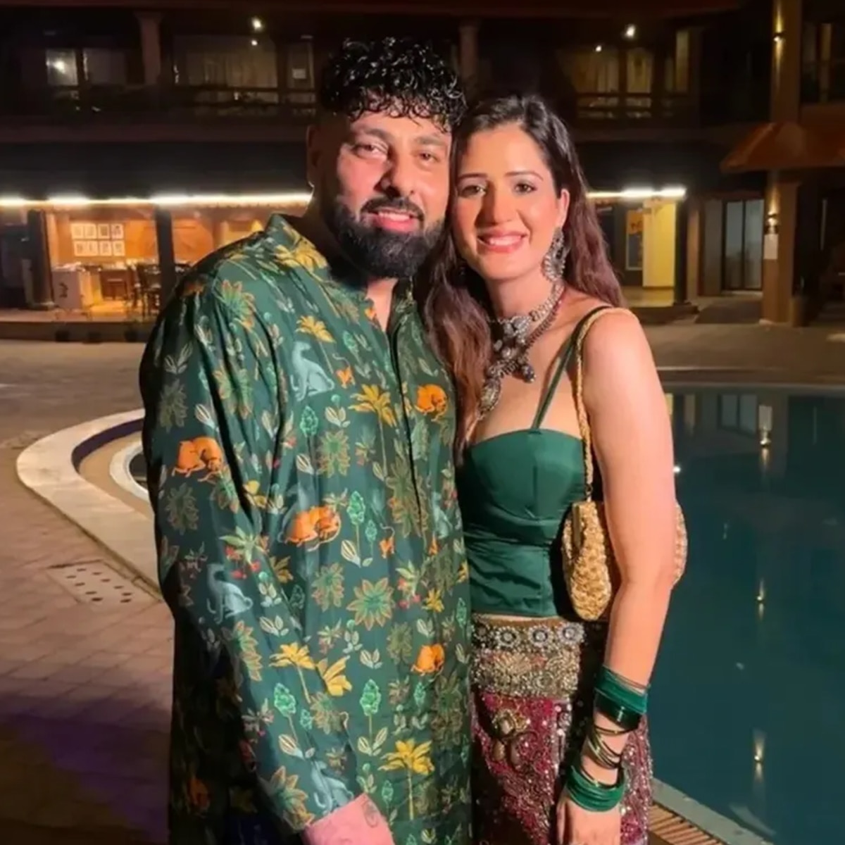 badshah newlybride isha rikhi 