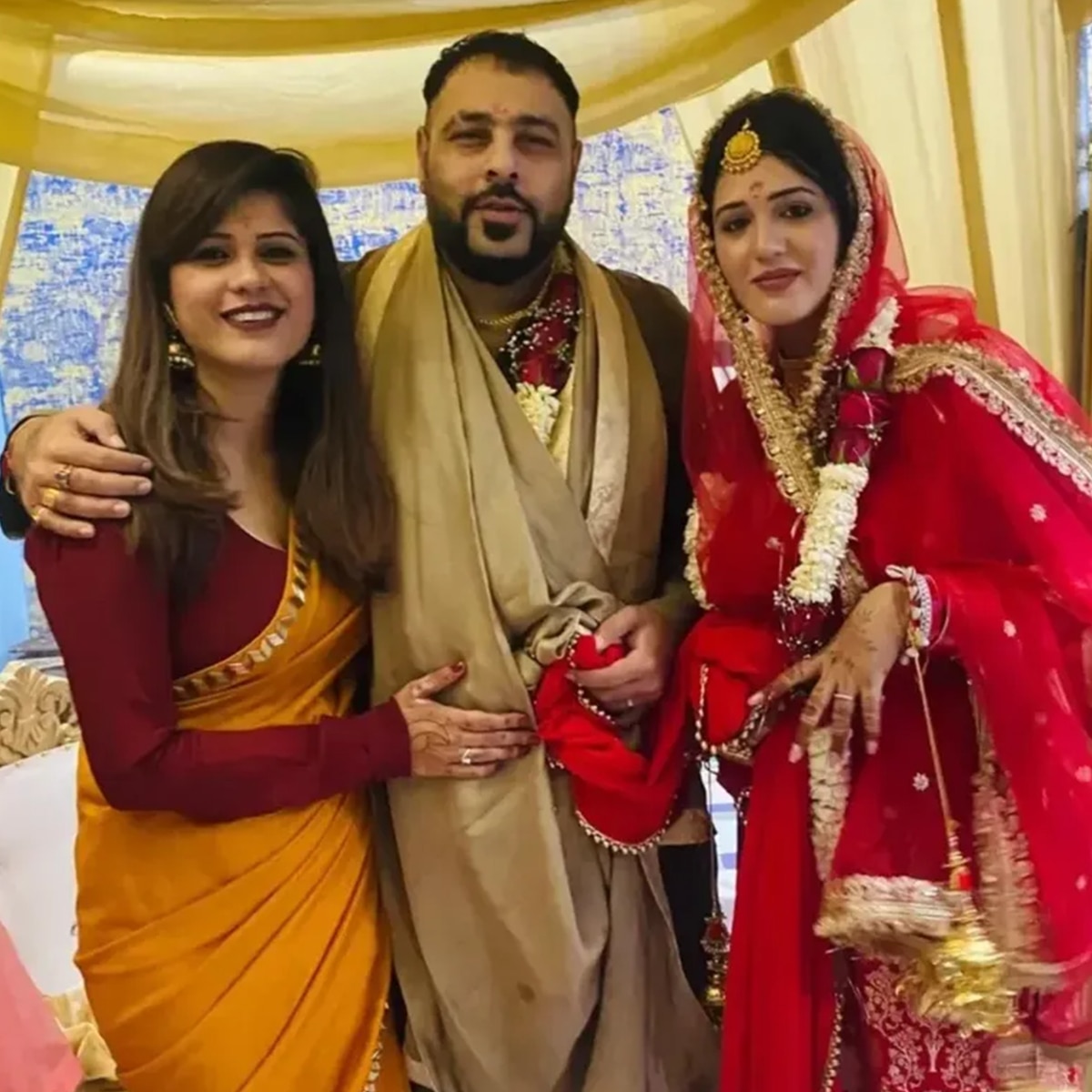 badshah newlybride isha rikhi 