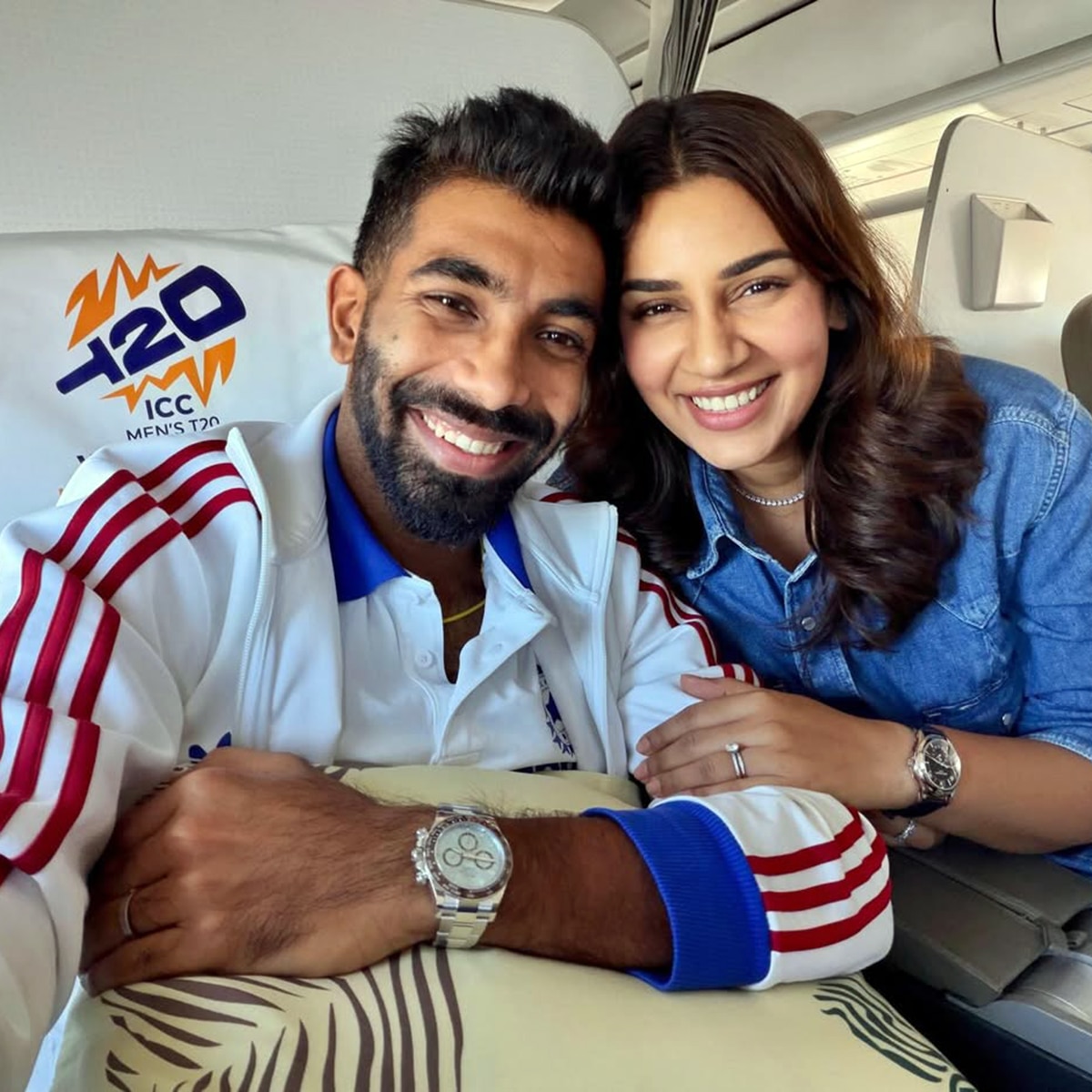 सप्रीत बुमराह, संजना गणेशन 