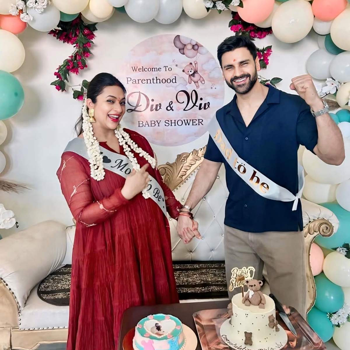 दिव्यांका को बच्चे ने पेट में मारी लात