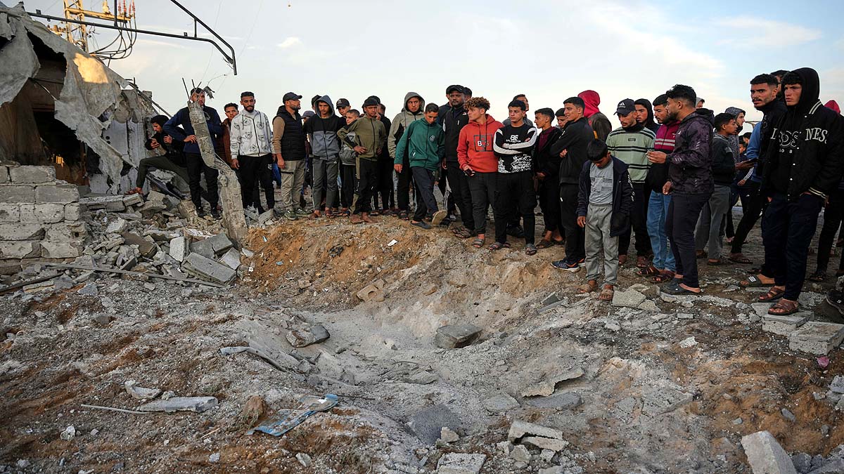 Israel Bomb Strike Gaza
