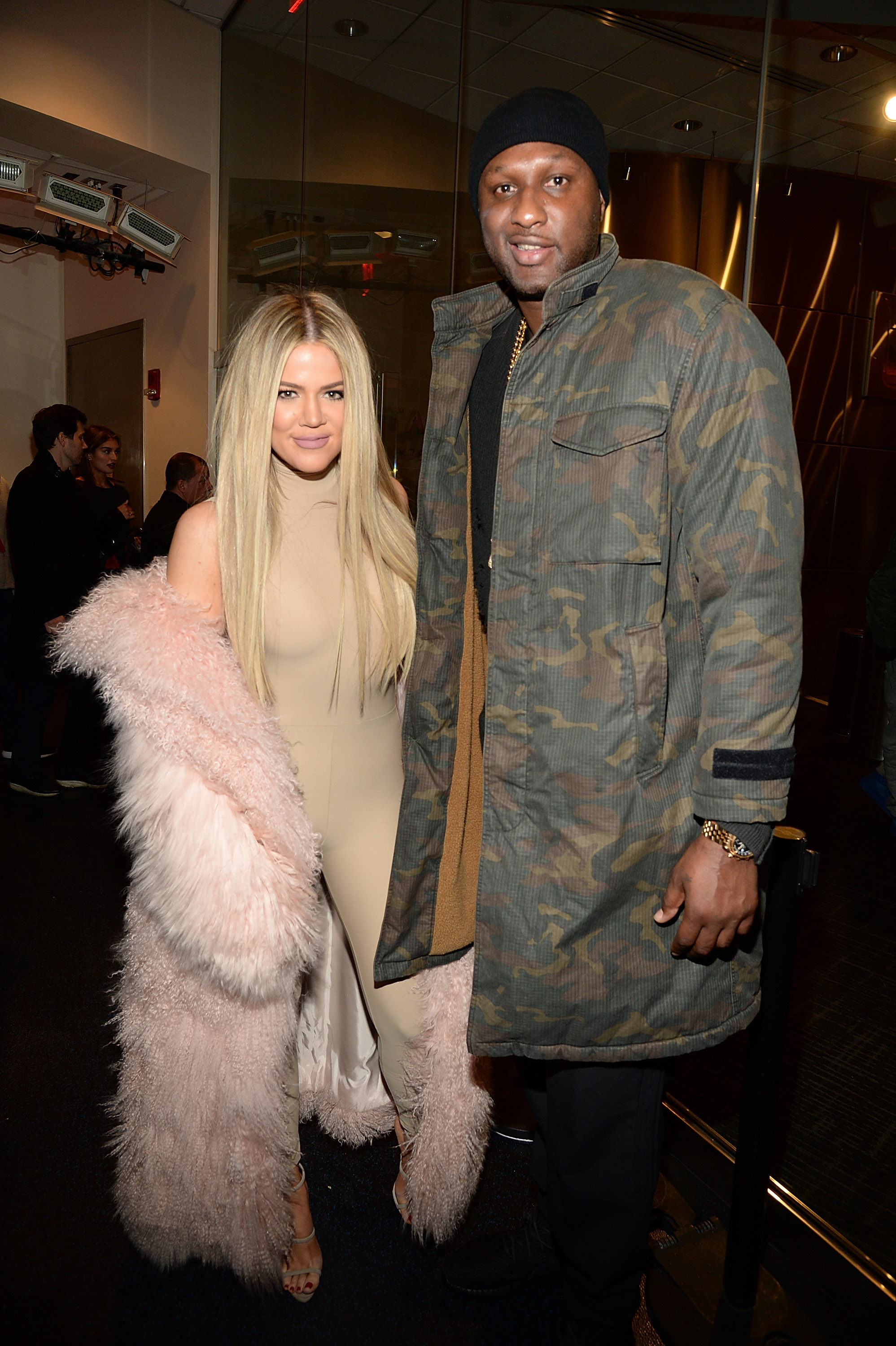 Lamar Odom with Khloe kardashian