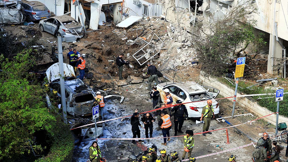 Tel Aviv missile strike