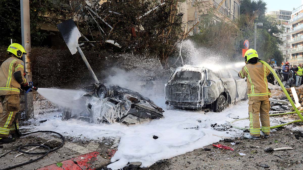 Tel Aviv missile strike