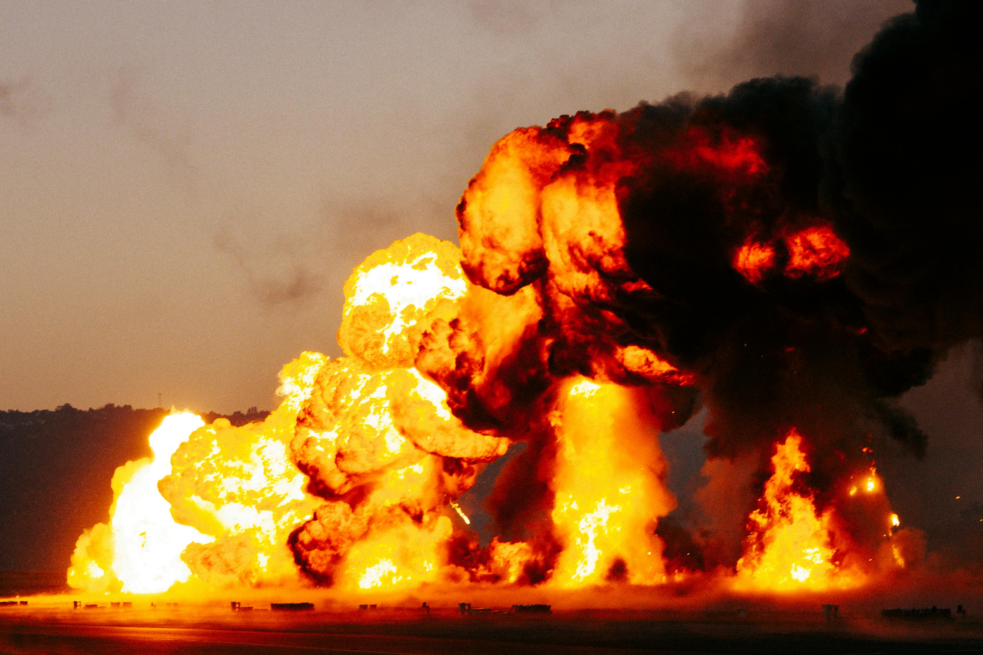 Black rain Tehran Iran war