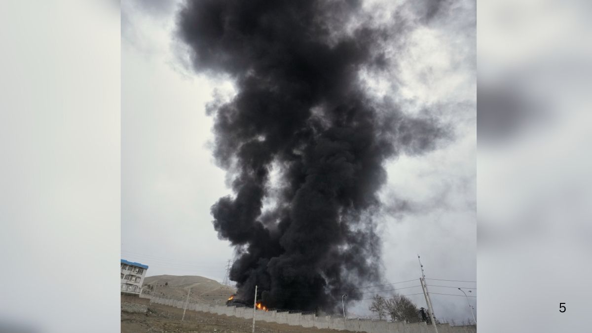 Black rain Tehran Iran war