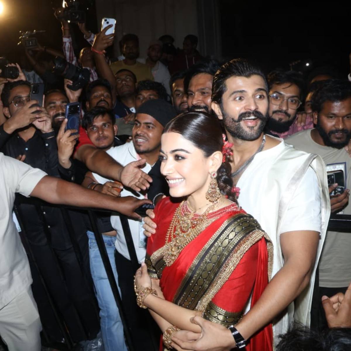 विजय-रश्मिका का रिसेप्शन