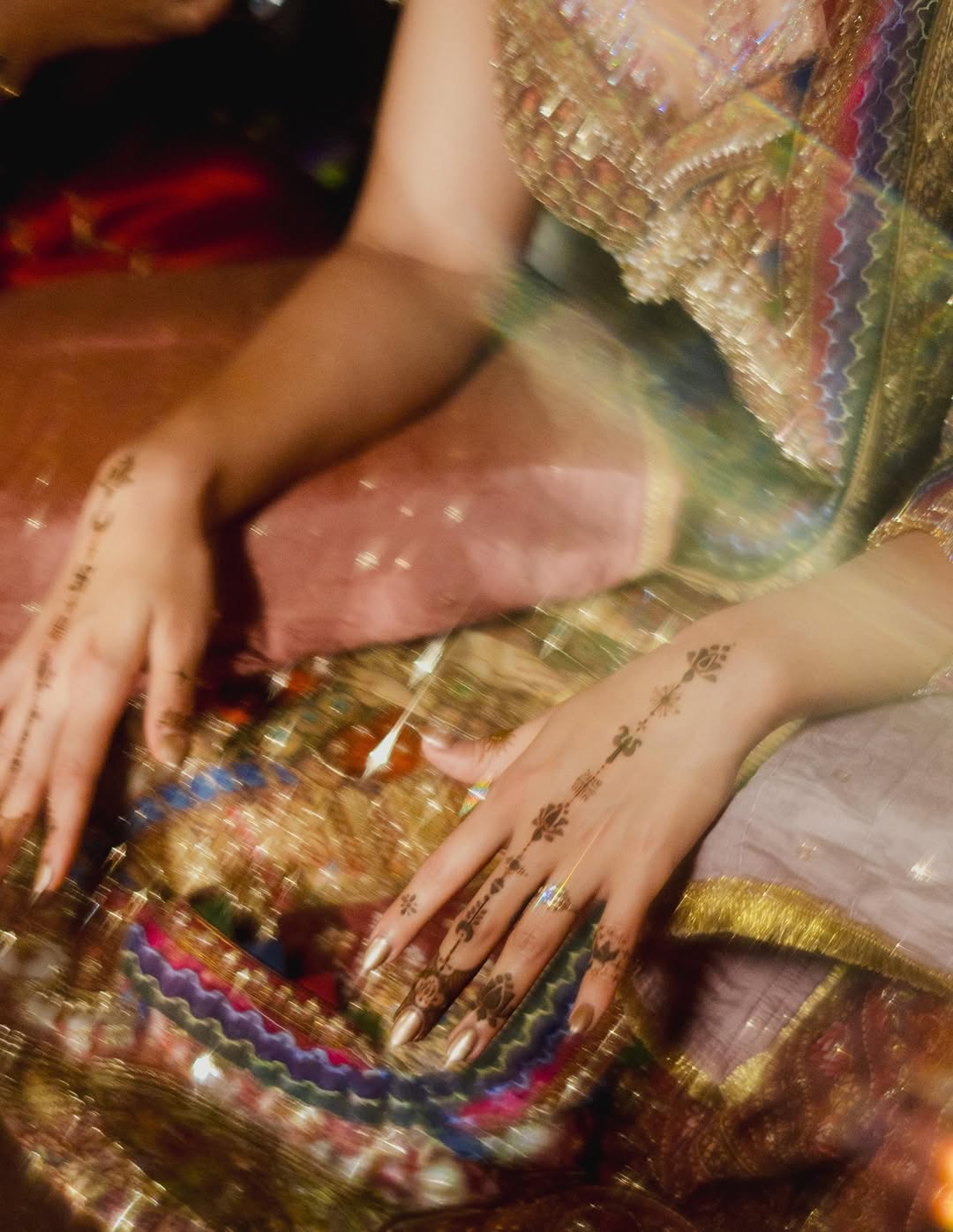 rashmika mandana mehndi 