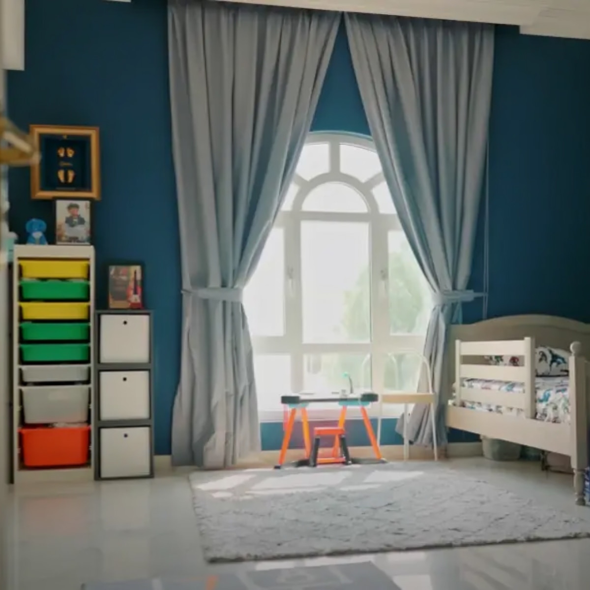 सानिया मिर्जा के बेटे इजहान का कमरा (Photo: Asian Paints – Where The Heart Is YouTube)