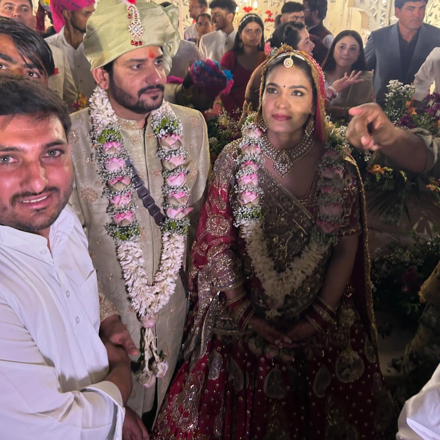 Mla mukesh bhakara judge komal meena wedding: