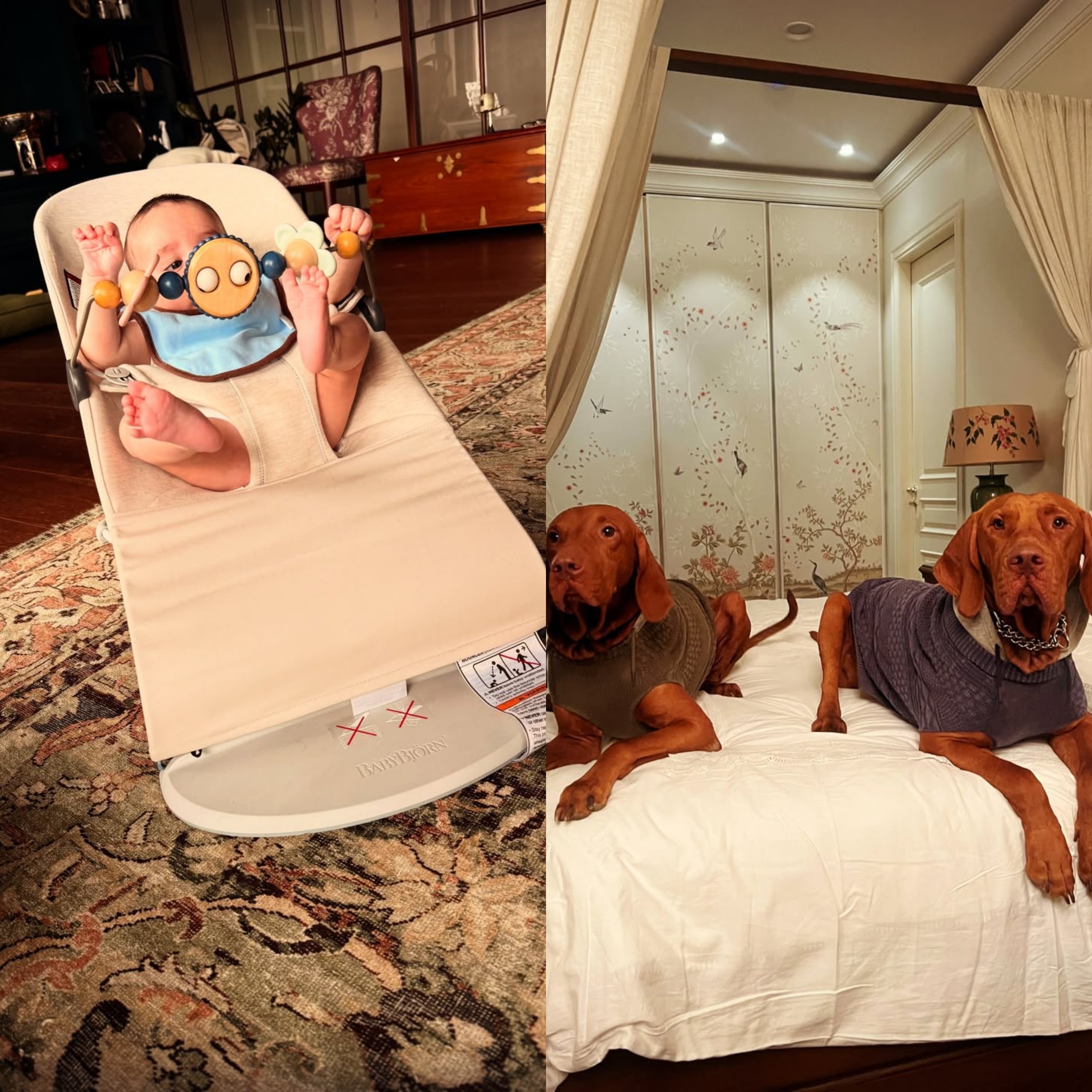 दोनों ने बेटे के लिए हर तरह की सुविधा रखी है.