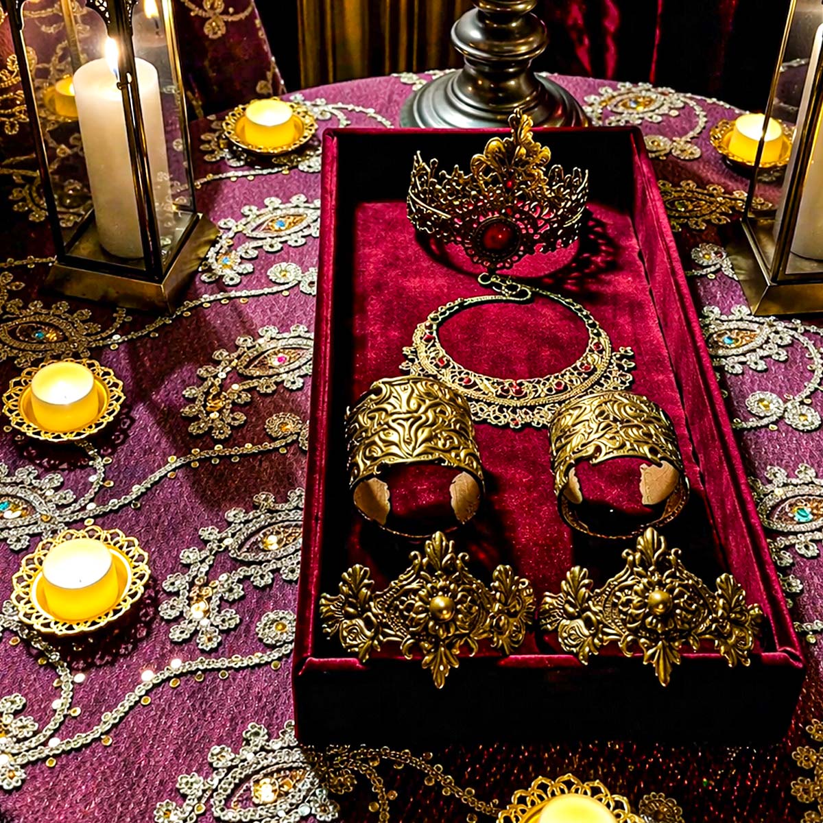 रामायण फिल्म की ज्यूलरी और प्रॉप्स 