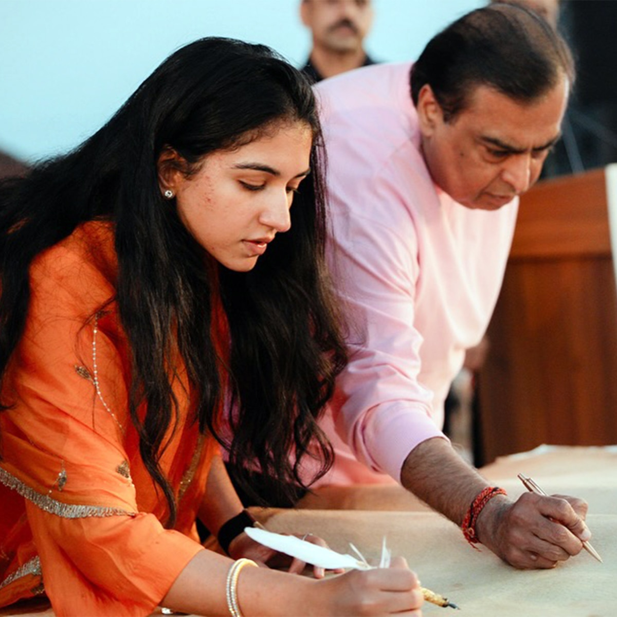 अनंत अंबानी के बर्थडे पर राधिका मर्चेंट. 