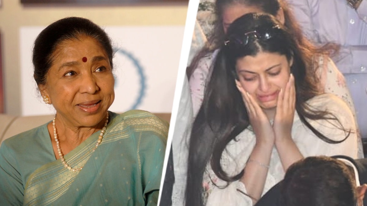 दादी आशा भोसले को खोकर टूटी पोती जनाई, नहीं रुके आंसू, दिखीं गुमसुम