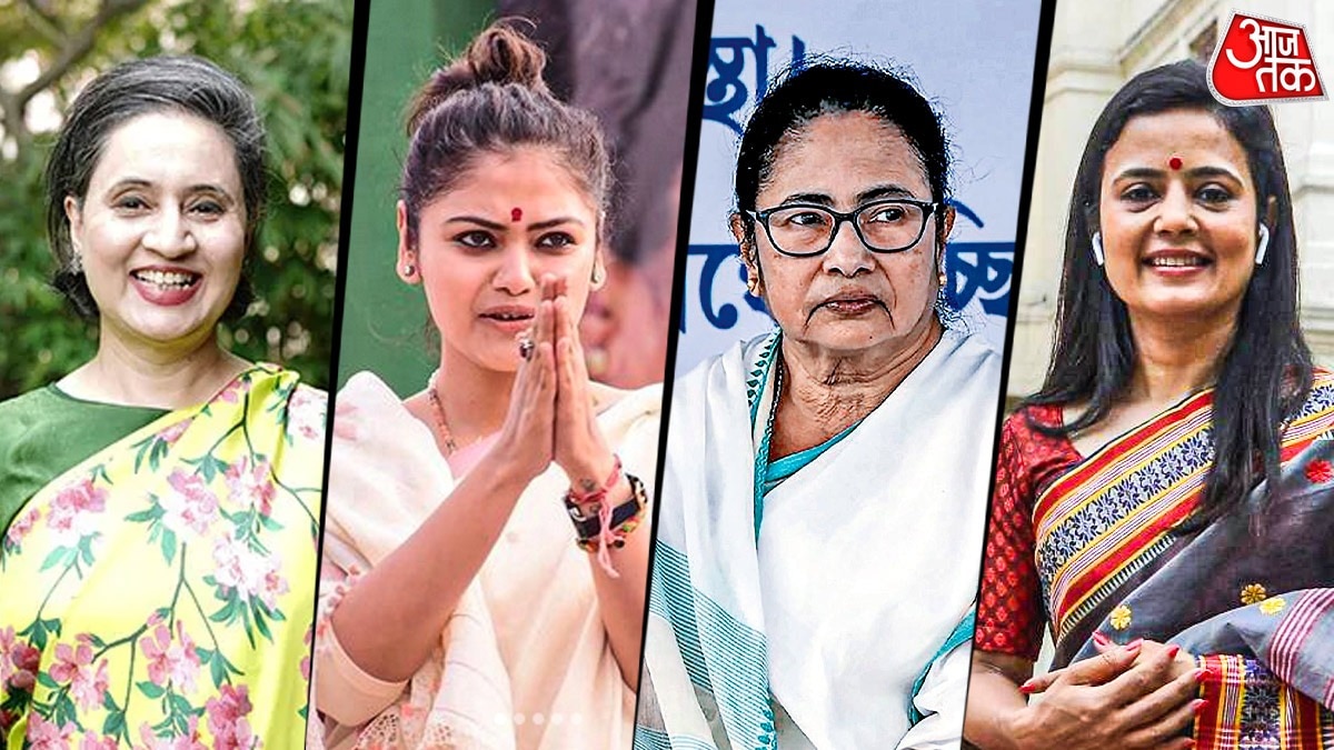 Sagarika, Sayoni, Mamta banerjee and Mahua 