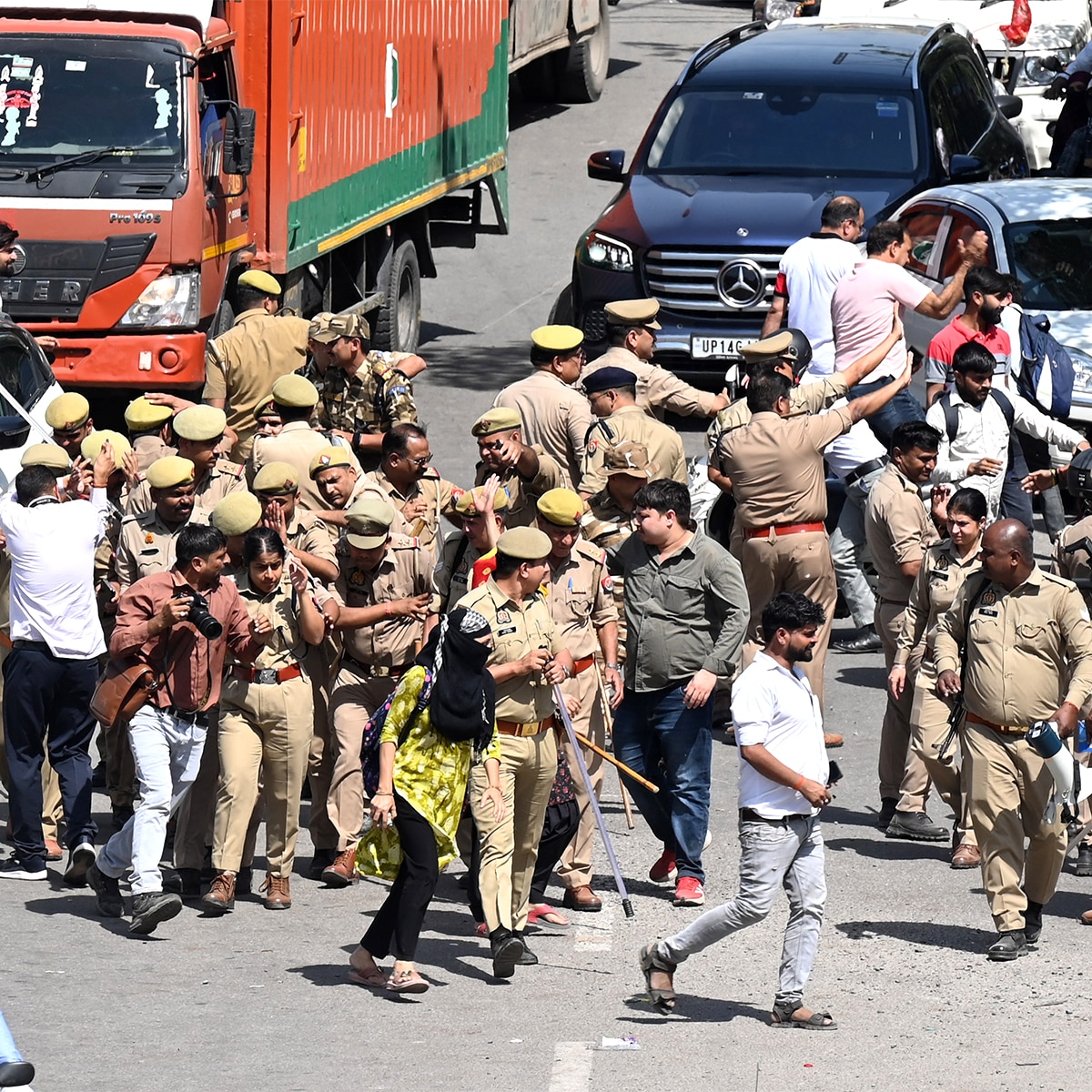 Noida Protest (Photo:PTI)
