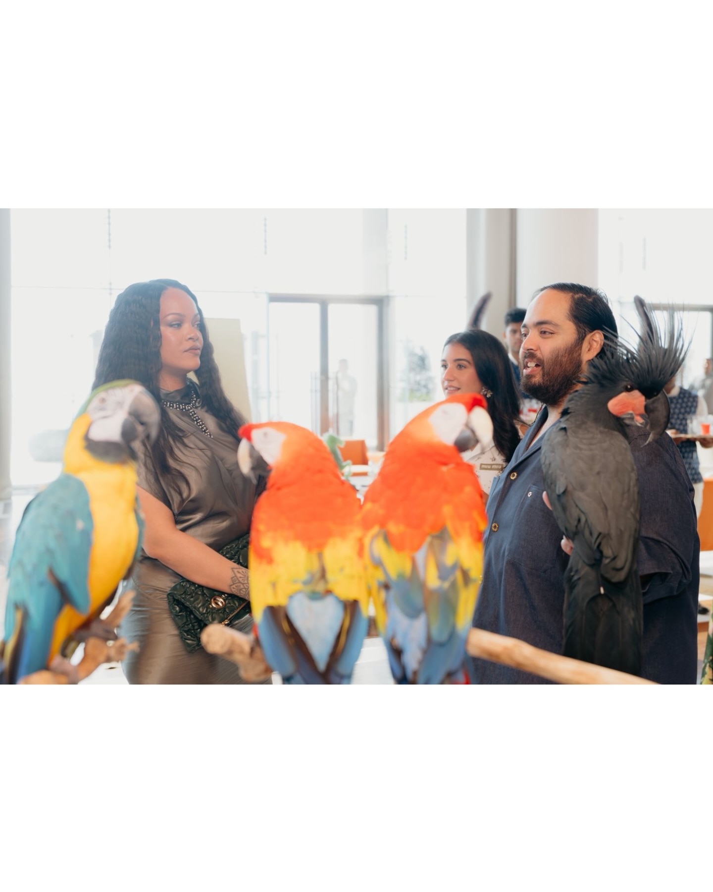 Rihanna antilia visit