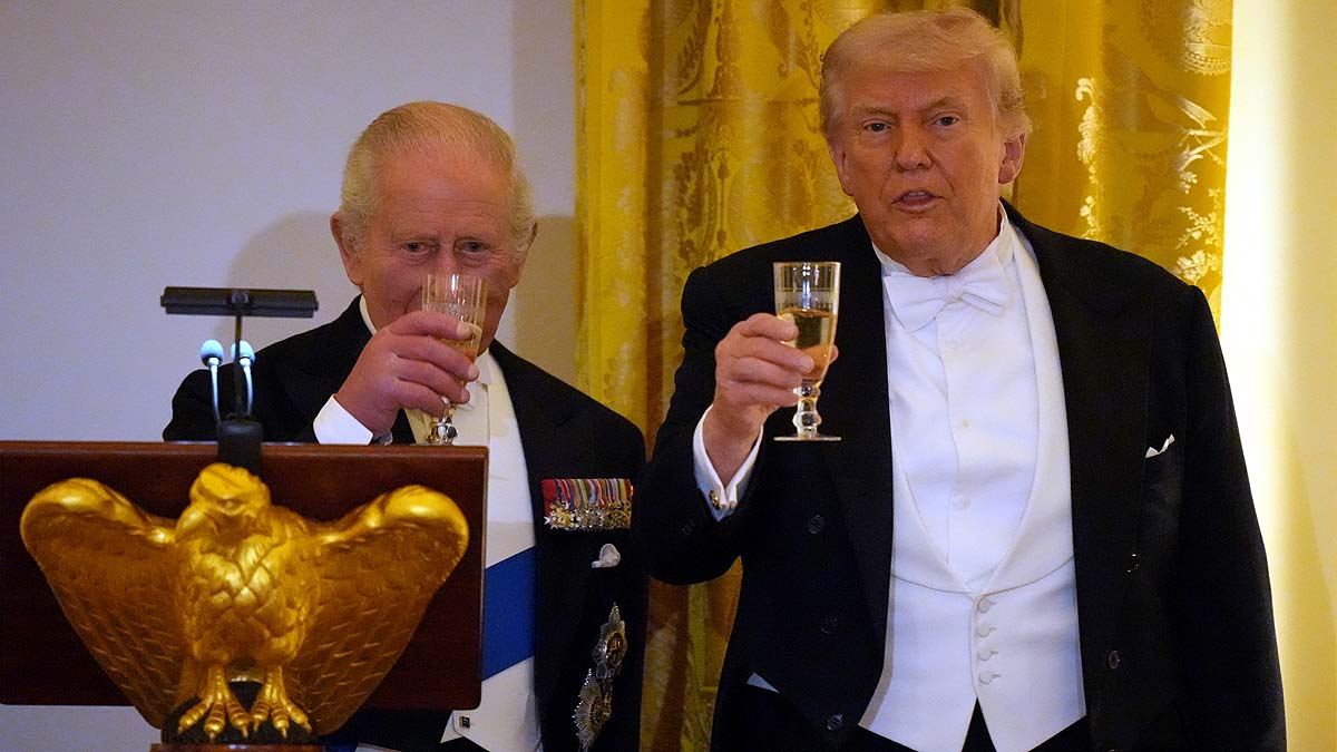 Donald Trump King Charles meeting